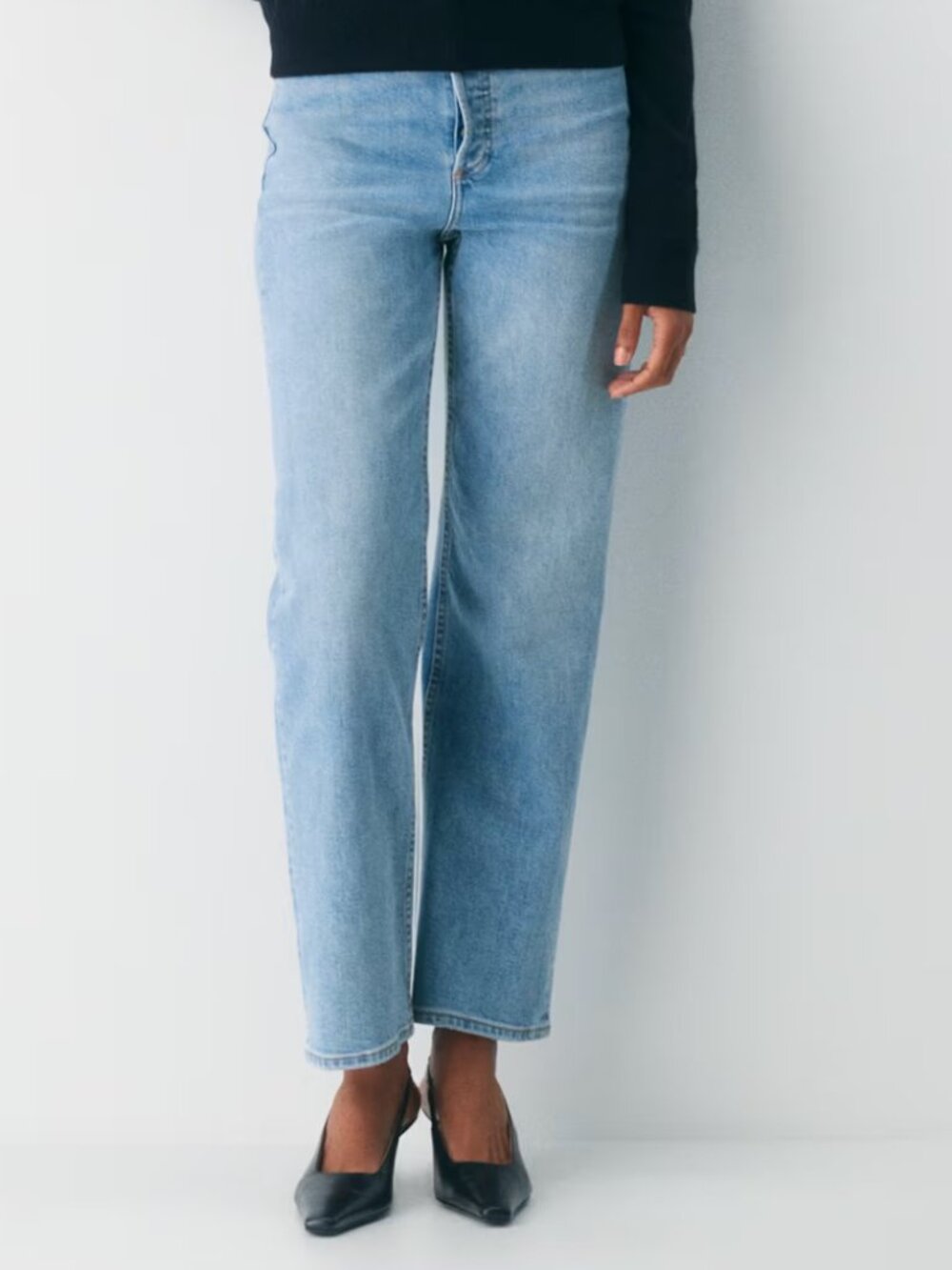 Denim Forum The Arlo Hi-Rise Straight Jean (28L)